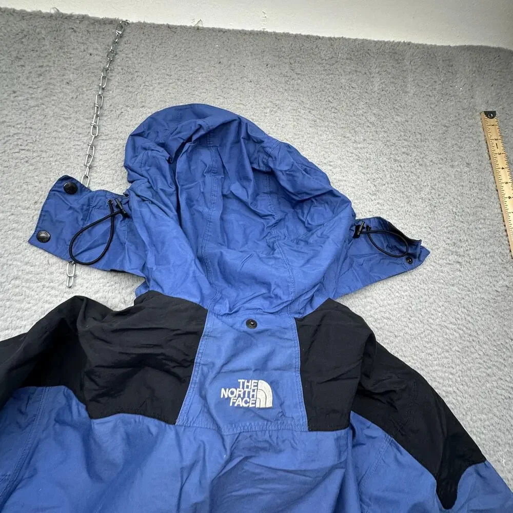 Vintage 2006 The North Face Mountain Hyvent Parka Jacket Mens Large Blue Hooded